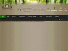 Tablet Screenshot of pinegrovezoo.com